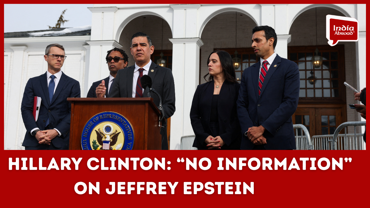 Hillary Clinton tells congressional panel she has no information on Epstein