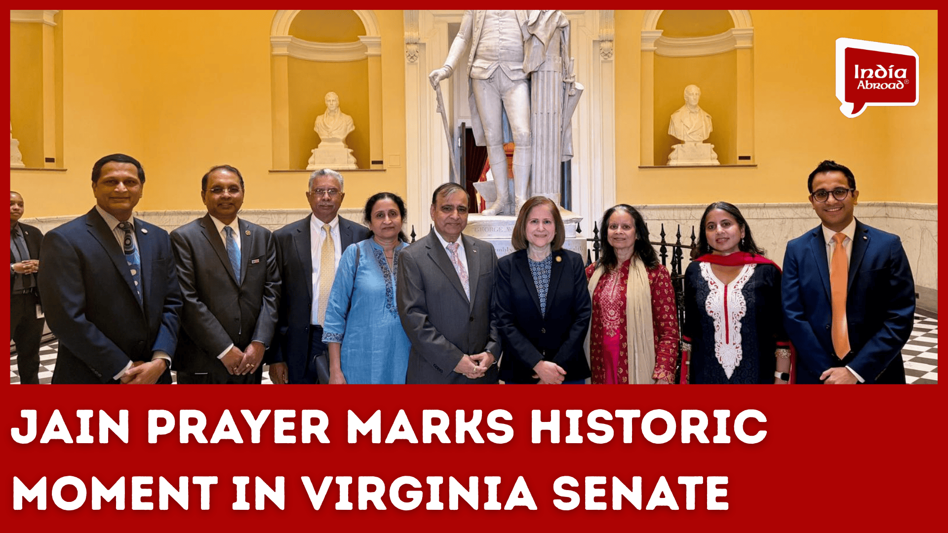 Jain Prayer marks historic moment in Virginia Senate India Abroad