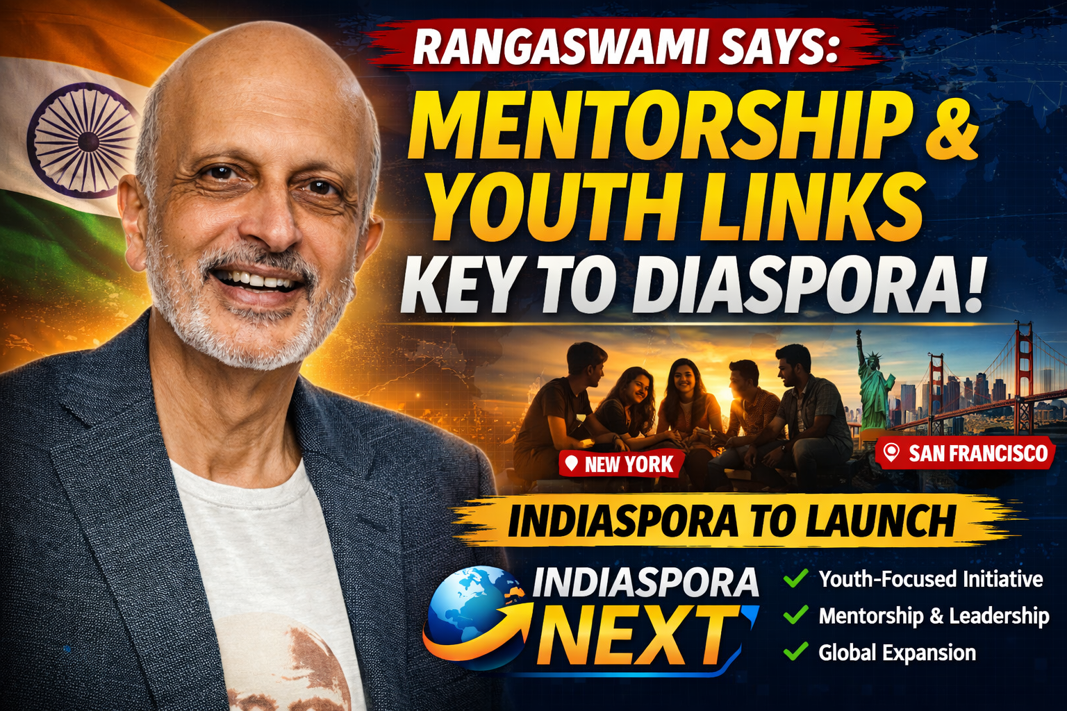M.R. Rangaswami: Mentorship, youth links key to diaspora India Abroad®