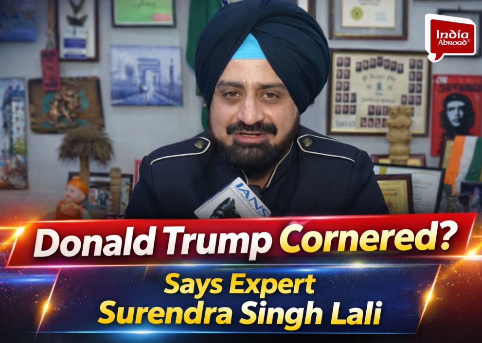 Trump is cornered, says Geopolitcs Expert Surender Singh Lali
