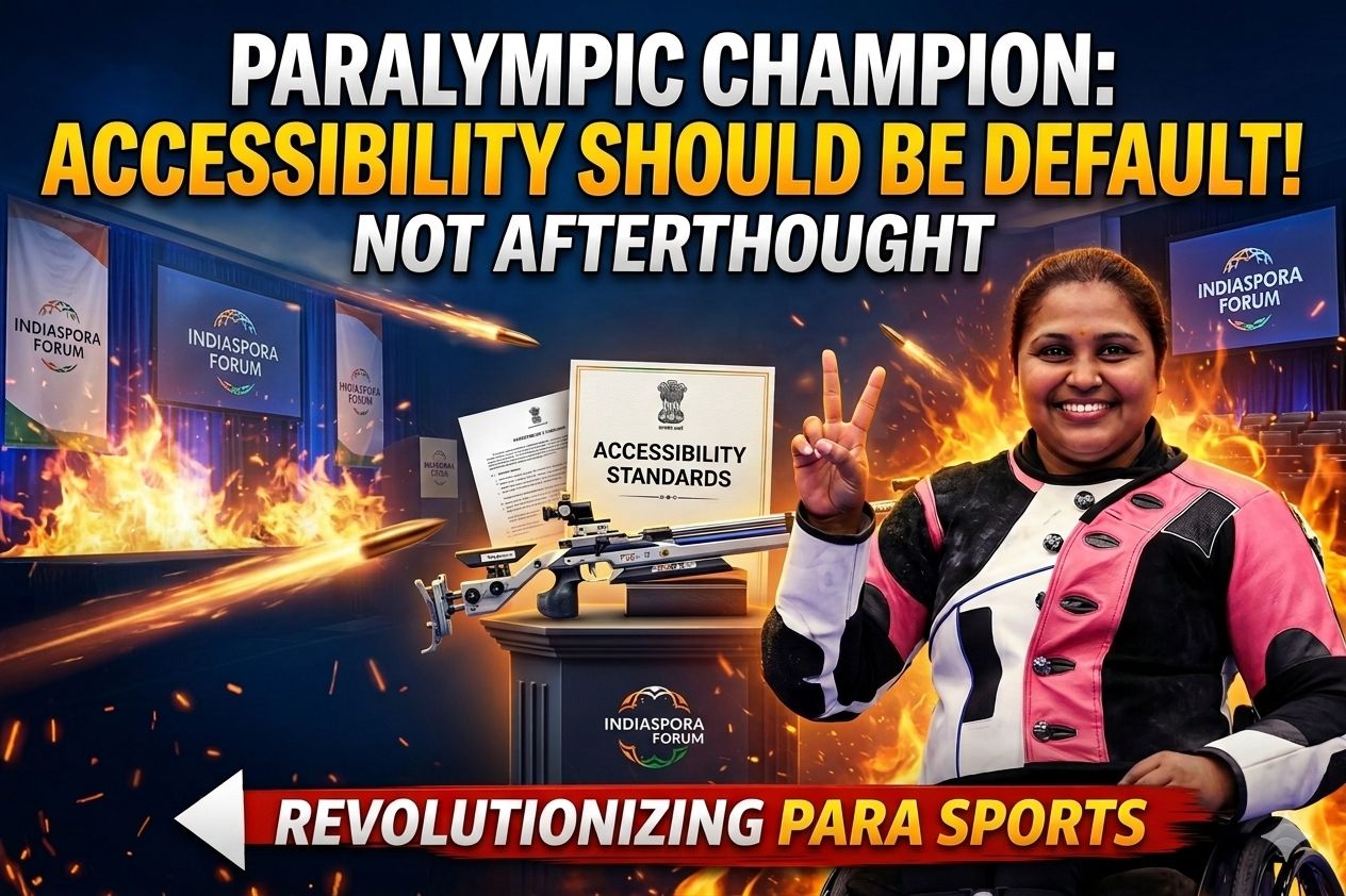 Para athlete Mona Agarwal: ensure ease of access  India Abroad®