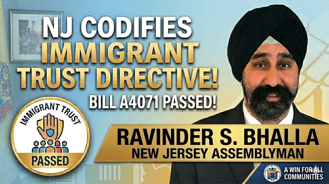Bhalla backs bill to cement immigrant protections in law  India Abroad®