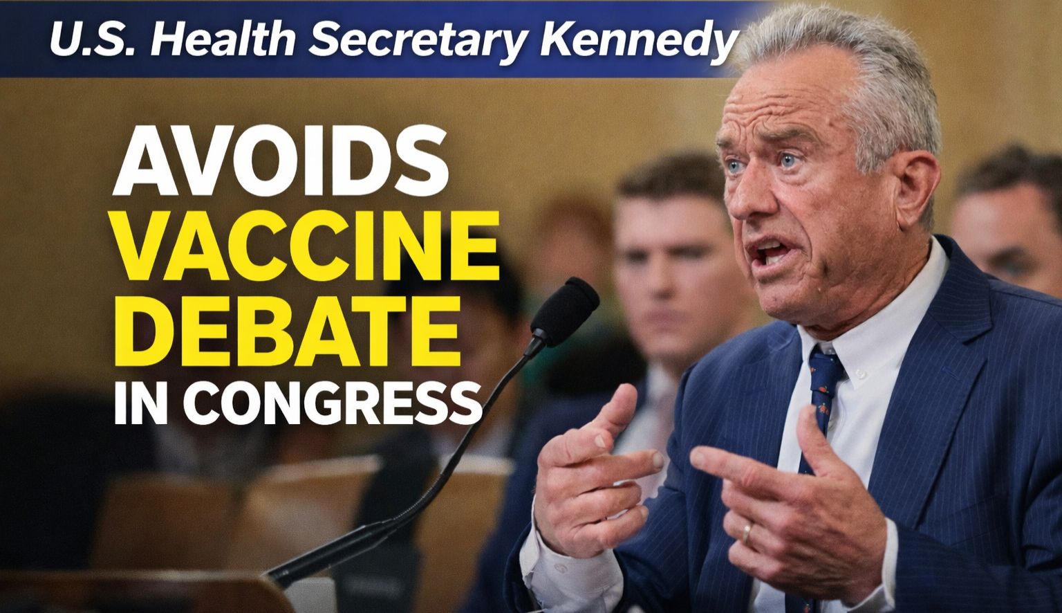 RFK Jr Pushes Food Policy, Vaccine Questions Go Unanswered