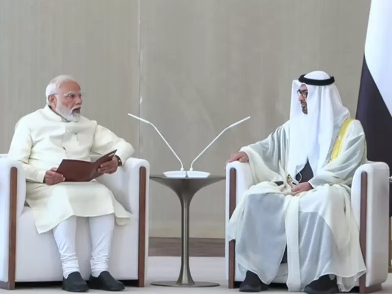  प्रधानमंत्री नरेंद्र मोदी ने शुक्रवार, 15 मई, 2026 को अबू धाबी में संयुक्त अरब अमीरात के राष्ट्रपति शेख मोहम्मद बिन जायद अल नाहयान के साथ प्रतिनिधिमंडल स्तर की वार्ता की। 