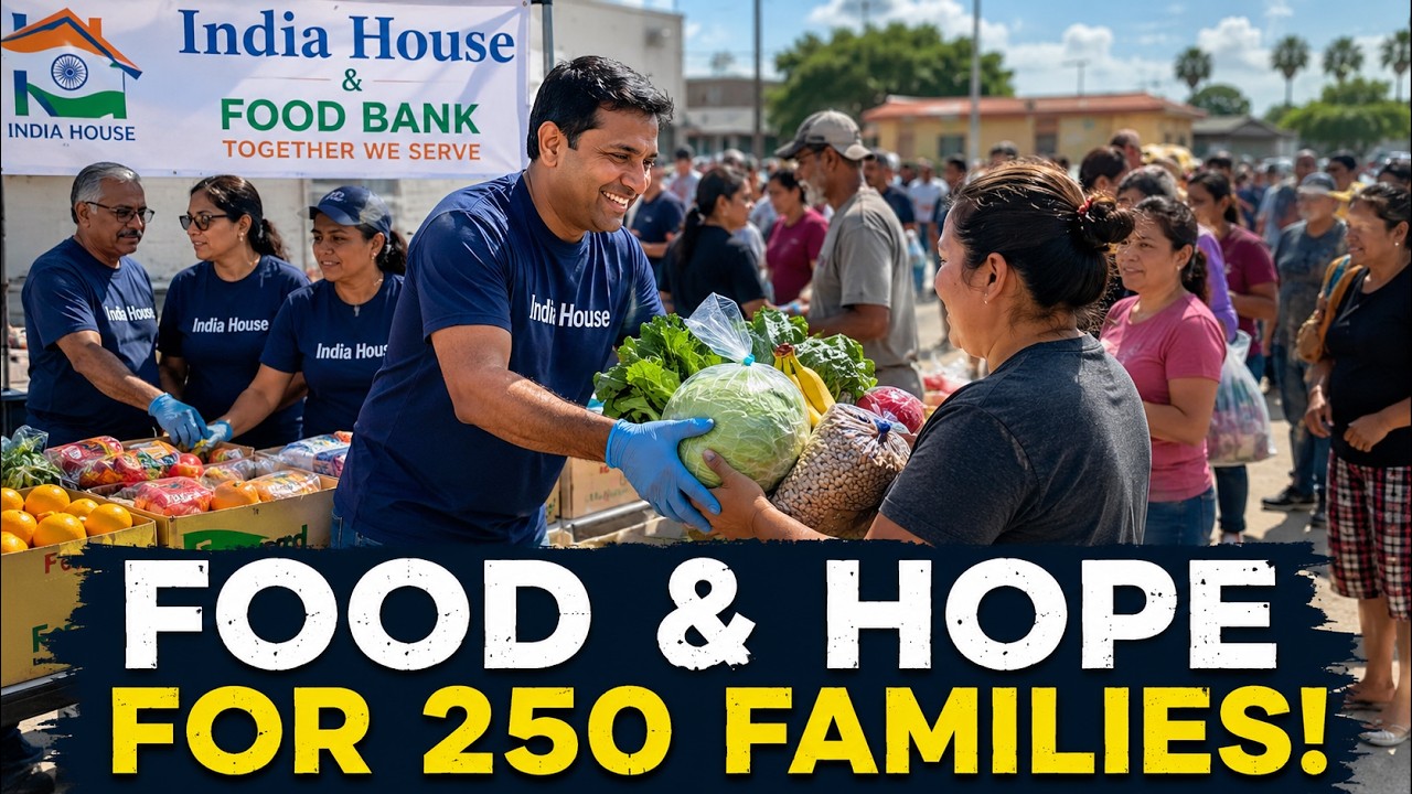 India House Distributes Food To 250 Families  India Abroad®
