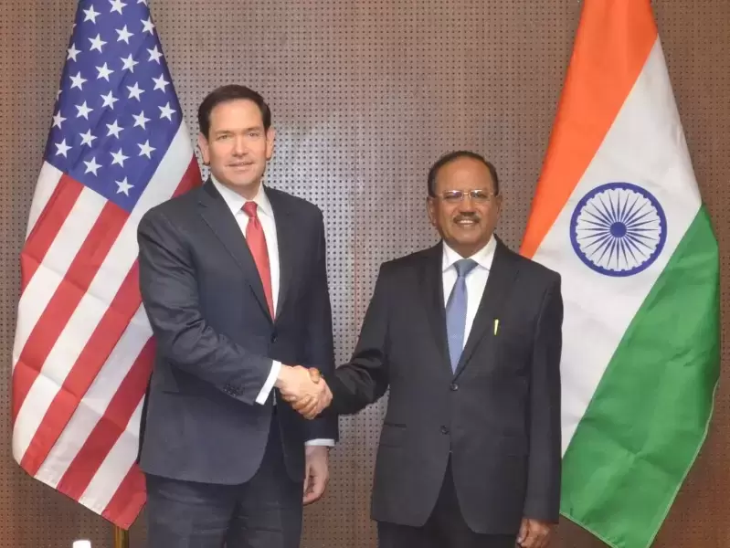  NSA ਅਜੀਤ ਡੋਵਾਲ ਅਤੇ ਮਾਰਕੋ ਰੁਬਿਓ  