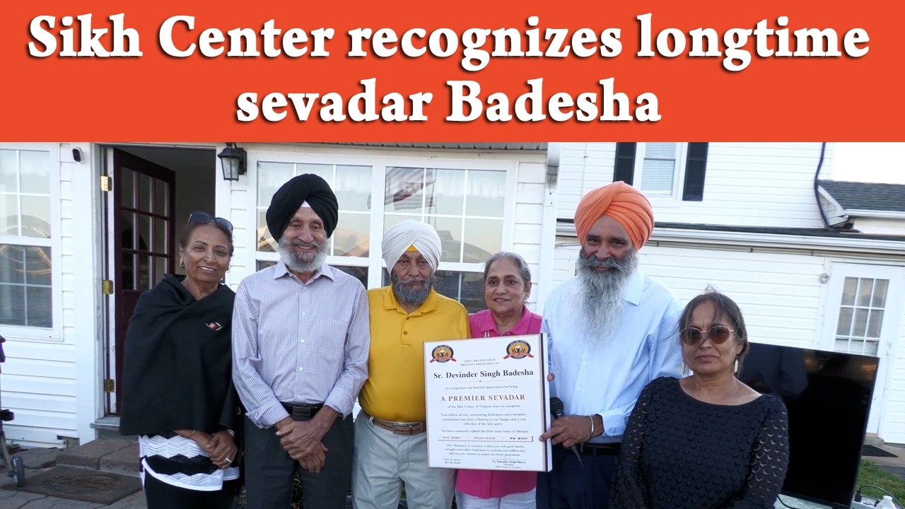 Sikh Center recognizes longtime sevadar Badesha 