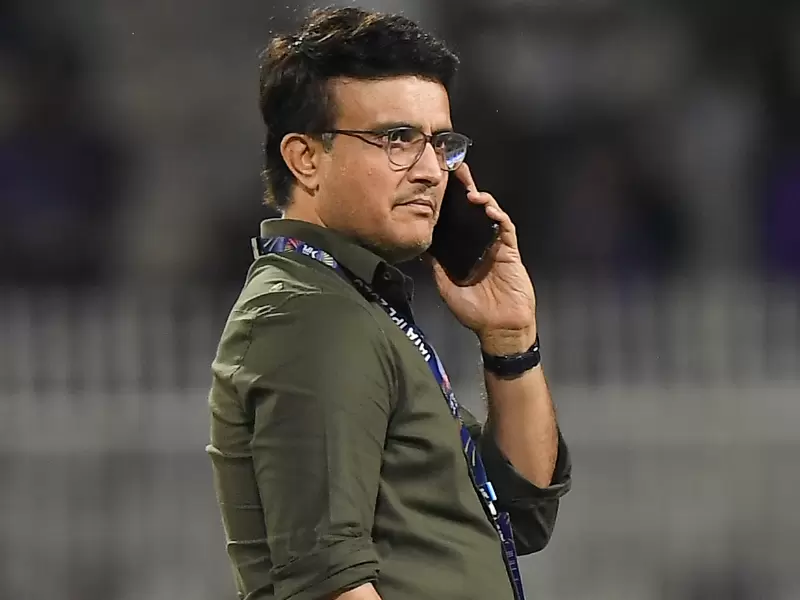  Former cricketer Sourav Ganguly during the Indian Premier League 2026 (IPL) match between Kolkata Knight Riders and Punjab Kings at Eden Gardens, in Kolkata on Monday, April 6, 2026.  