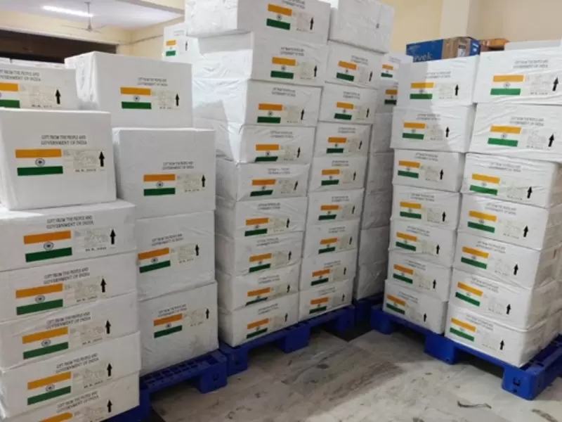  विदेश मंत्रालय ने सोशल मीडिया प्लेटफॉर्म X पर ल‍िखा कि ग्लोबल साउथ के एक साझेदार देश की मदद के लिए भारत आगे आया है।  