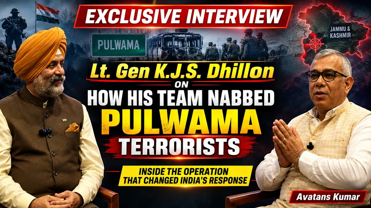 Exclusive Interview: Lt. Gen K.J.S. Dhillon on how his team nabbed Pulwama terrorists| Avatans Kumar