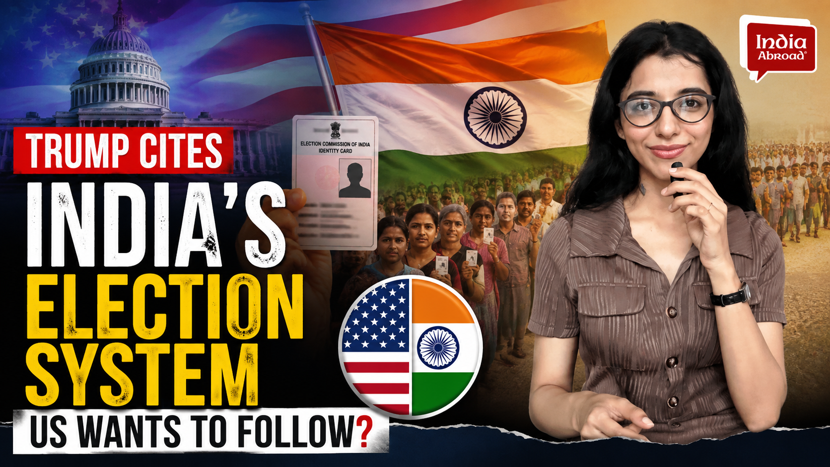 Trump Cites India’s Election System for Stricter US Voter ID Rules