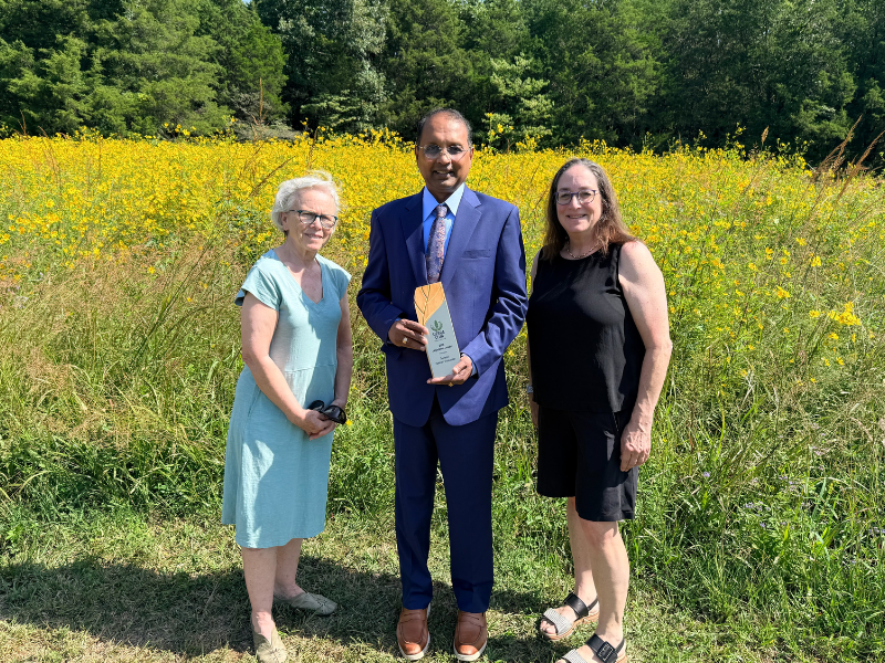Kannan Srinivasan honored by Sierra Club for data center bill